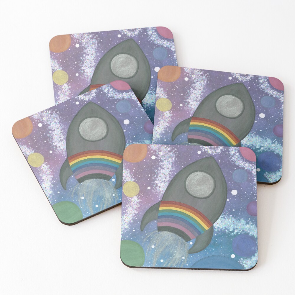 Item preview, Coasters (Set of 4) designed and sold by Tiltybird.