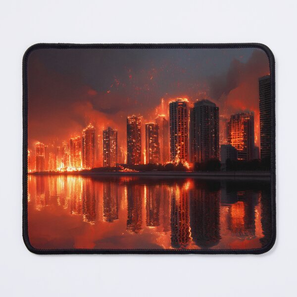 Item preview, City on fire designed and sold by Darthlingstudio.