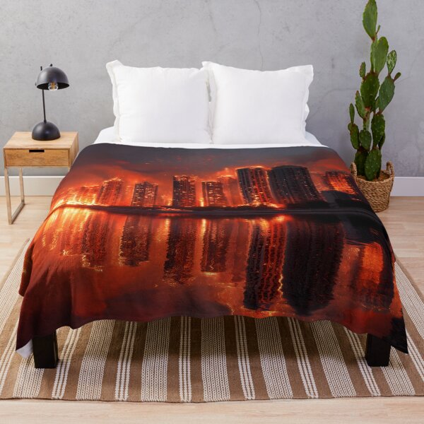 Item preview, City on fire designed and sold by Darthlingstudio.