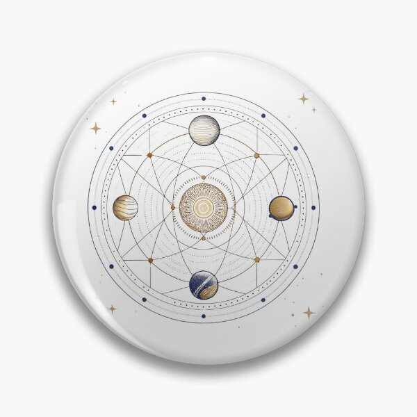 Item preview, Geometric solar system designed and sold by Lucky 777.