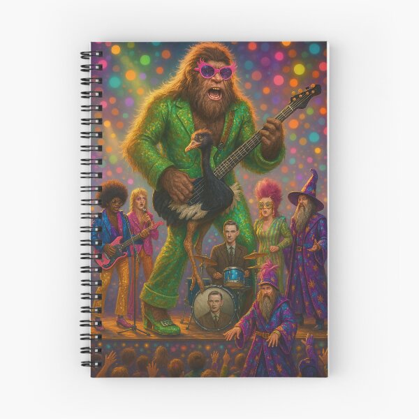 Item preview, Bigfoot and the Alan Turing Band designed and sold by Tridentulus.