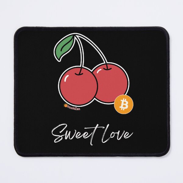Item preview, Sweet Love – Cherries & Bitcoin designed and sold by Silvernuit.