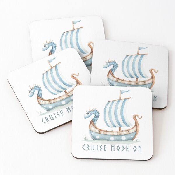 Item preview, Kids cruise mode on longboat cute viking designed and sold by Lady-Frost.
