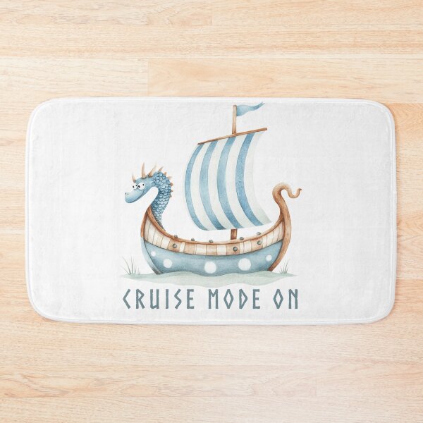 Item preview, Kids cruise mode on longboat cute viking designed and sold by Lady-Frost.