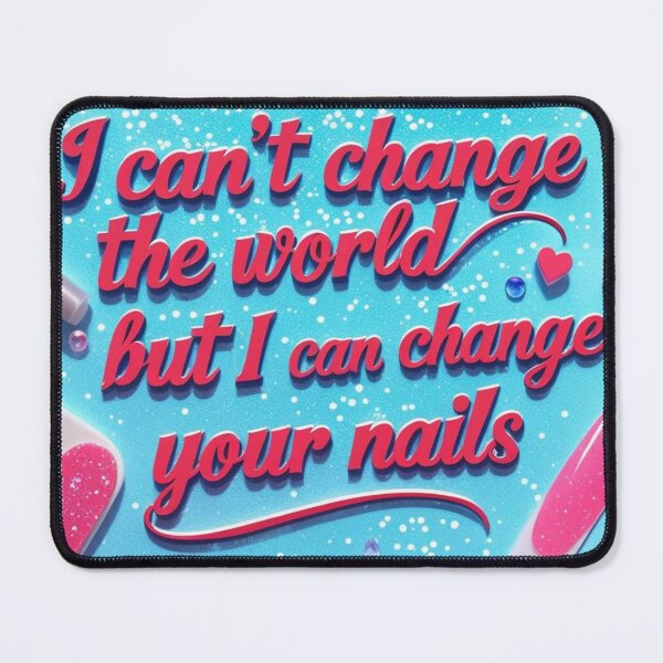Item preview, Nail Tech.  I can't change the world but I can change your nails. designed and sold by Lisaarts.