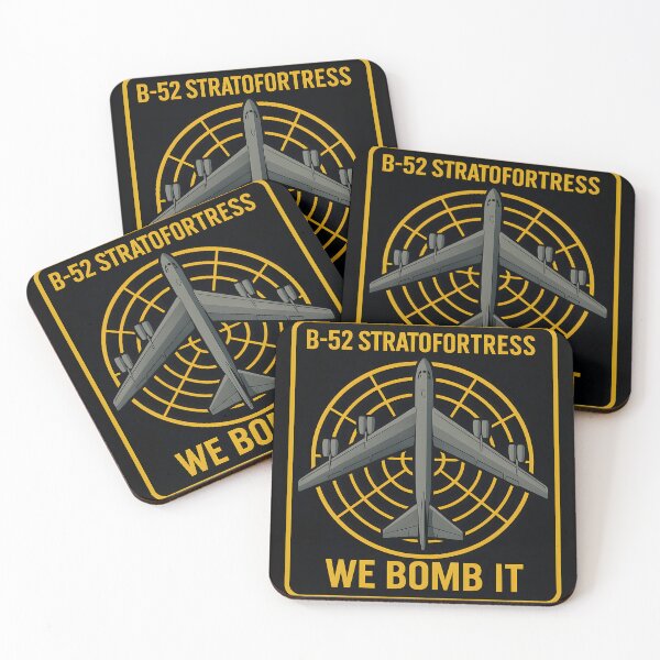 Item preview, B-52 Stratofortress Emblem – “We Bomb It” designed and sold by NCLaserDesigns.