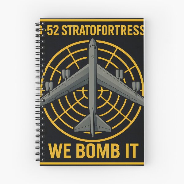 Item preview, B-52 Stratofortress Emblem – “We Bomb It” designed and sold by NCLaserDesigns.