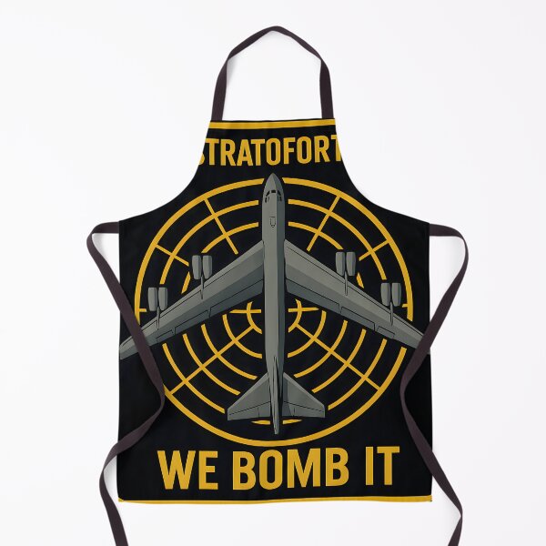 Item preview, B-52 Stratofortress Emblem – “We Bomb It” designed and sold by NCLaserDesigns.