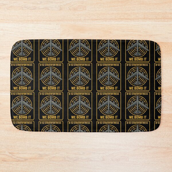 Item preview, B-52 Stratofortress Emblem – “We Bomb It” designed and sold by NCLaserDesigns.