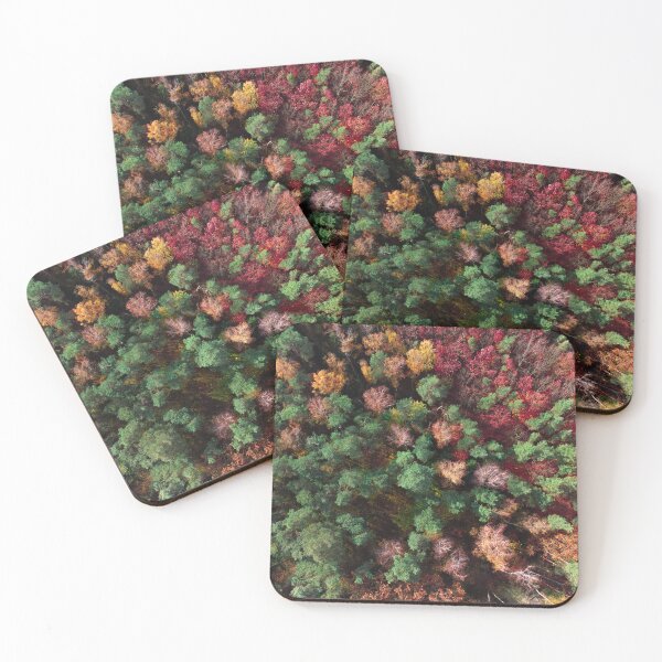 Item preview, Aerial View of a Colorful Autumn Forest designed and sold by minstr3l.