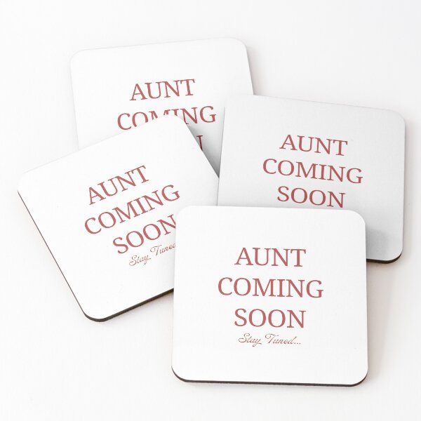 Item preview, Aunt Coming Soon Stay Tuned Pregnancy Announcement  designed and sold by wallflowershop.