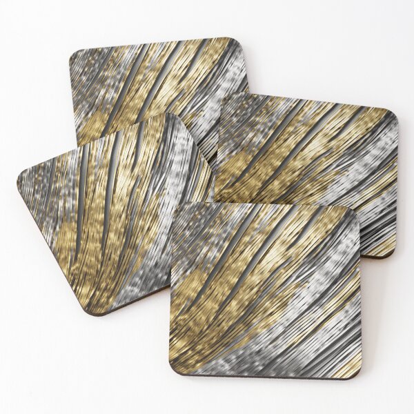 Item preview, Shiny Metal Strips 7 designed and sold by HebaRK Studio.