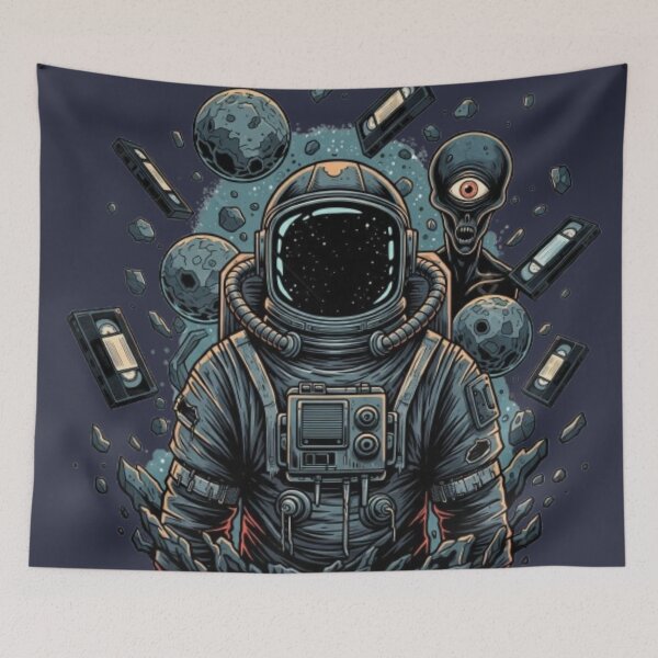 Item preview, Cool astronaut vhs designed and sold by veejiras.