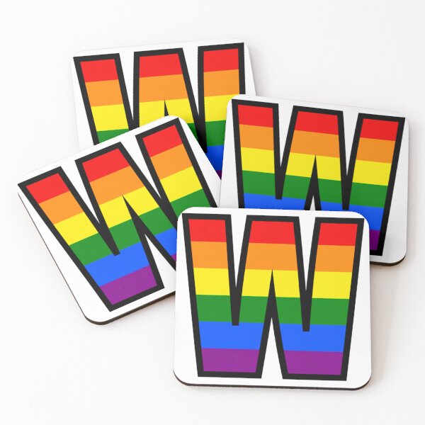 Item preview, Pride Flag Letter W designed and sold by Widdershins  Art.