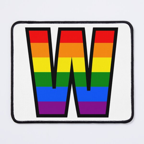 Item preview, Pride Flag Letter W designed and sold by Widdershins Art.