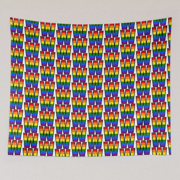 Item preview, Pride Flag Letter W designed and sold by Widdershins  Art.