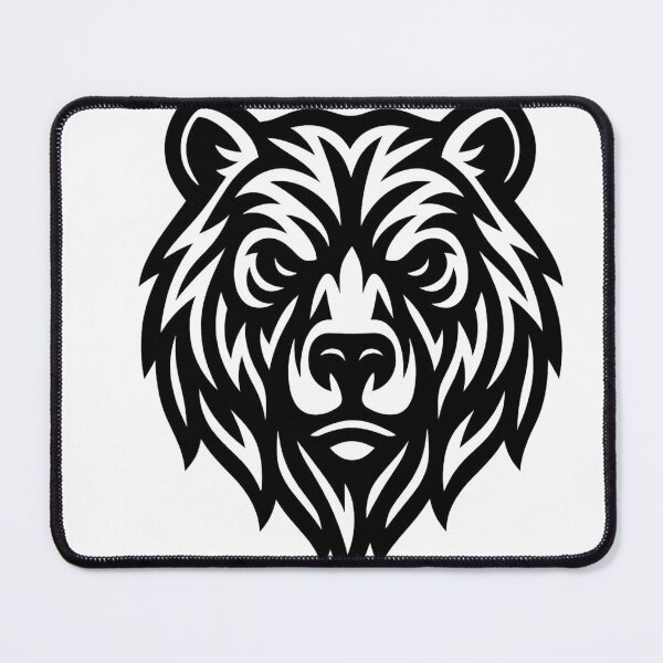 Item preview, Bear tribal white designed and sold by MITURIS.