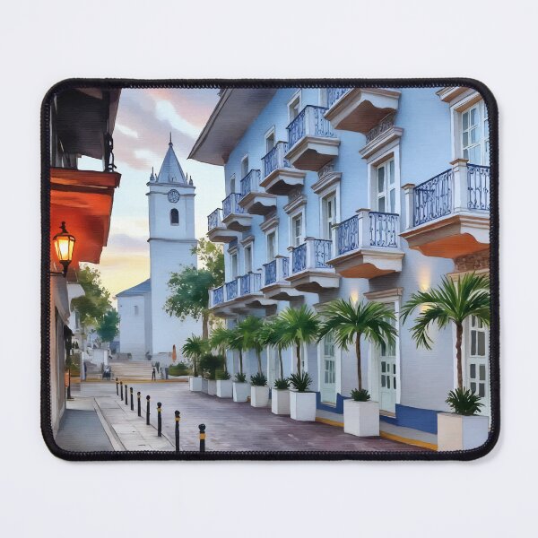 Item preview, Acuarela del Casco Antiguo de la Ciudad de Panamá designed and sold by Magnolia Valley Art.
