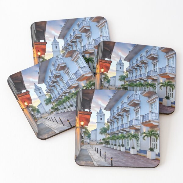 Item preview, Casco Panama City Old Town Watercolor designed and sold by Magnolia Valley Art.