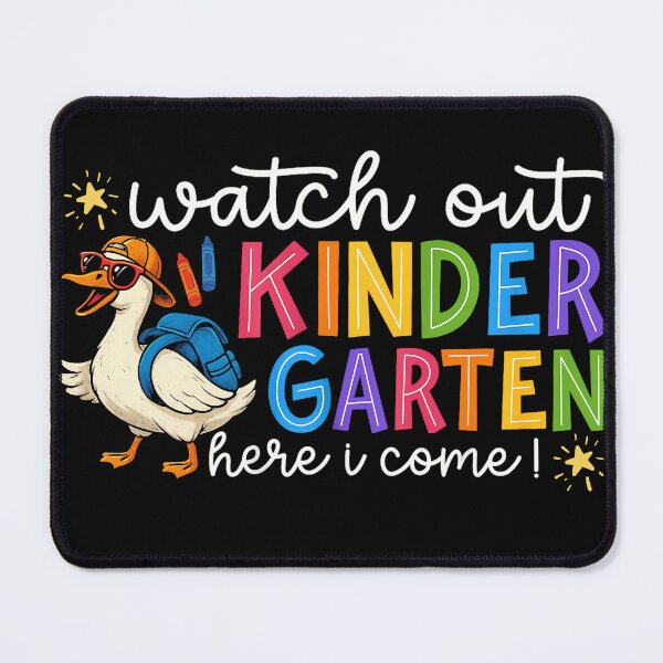 Item preview, Watch Out Kindergarten Here I Come Back To School Funny Duck designed and sold by Imaginarium Design.