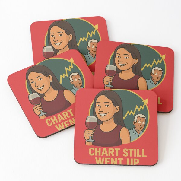 Item preview, Chart Still Went Up designed and sold by CheatGuiltWear.