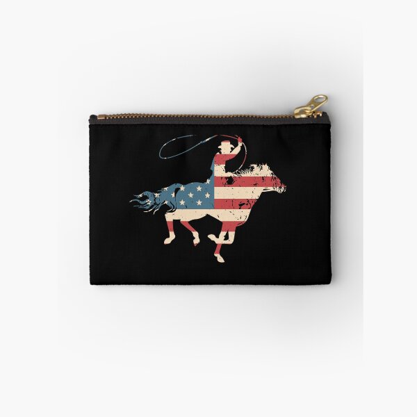 Item preview, Roping Rodeo Western Horse American USA Flag | Rodeo Cowboy designed and sold by JFFStore.