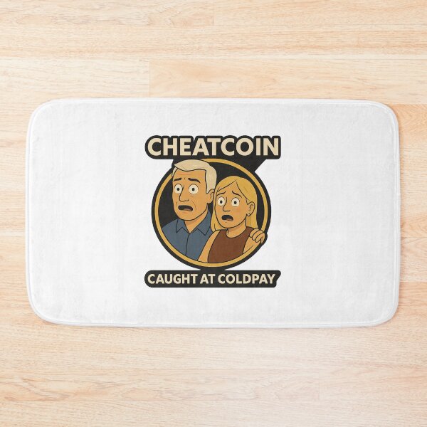 Item preview, CheatCoin Caught at Coldpay designed and sold by CheatGuiltWear.