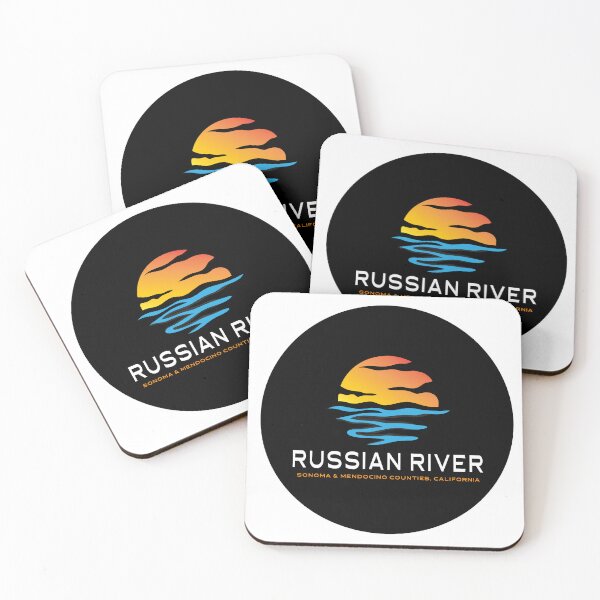 Item preview, Russian River California Design – Vintage Outdoors Vibes designed and sold by PIXEL POP DESIGNS - Beyond the Norm!.