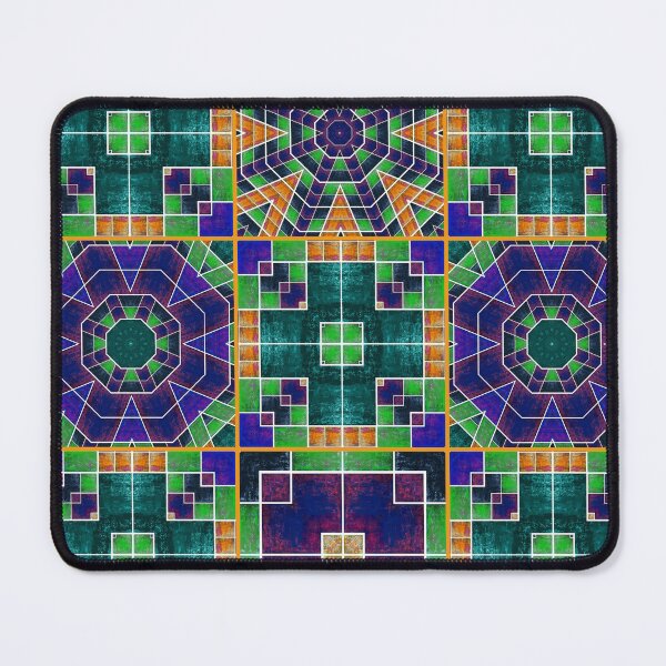 Item preview, Beautiful bright textured grunge acrylic multi-colored patchwork designed and sold by ArtistSunny.