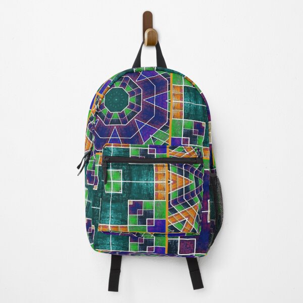 Item preview, Beautiful bright textured grunge acrylic multi-colored patchwork designed and sold by ArtistSunny.