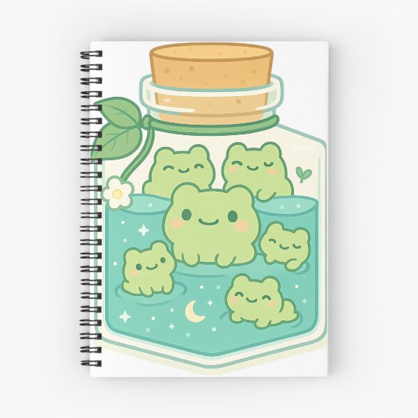 Item preview, Frog Friends in a Jar designed and sold by moodfrog-shop.