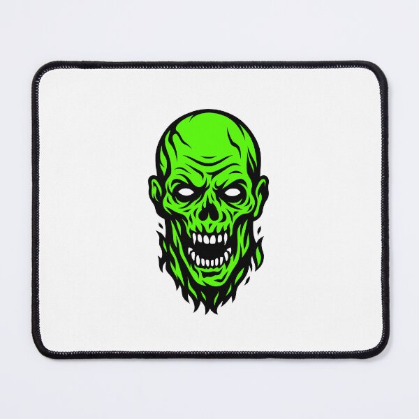 Aperçu de l'œuvre Zombie tribal vert créée et vendue par MITURIS.