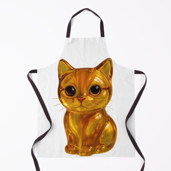 Item preview, Golden Cat - Elegant Transparent Digital Art Composition designed and sold by LittleCountess.
