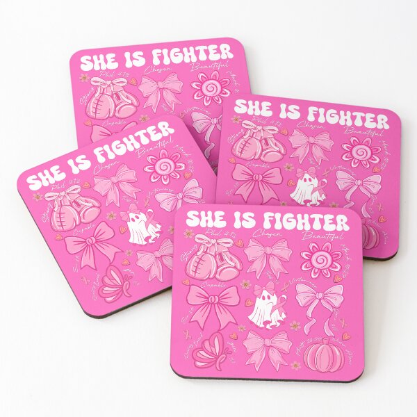 Item preview, Breast Cancer Awareness She Is Fighter designed and sold by Alluka Brand.