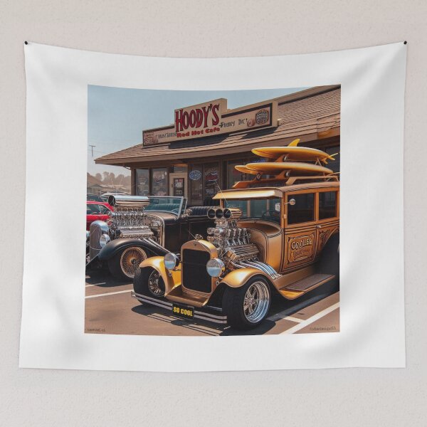 Item preview, Hoody's Red Hot Cafe Print designed and sold by Lichentroupe63.