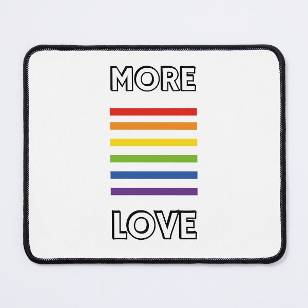 Item preview, More love - gay pride rainbow designed and sold by Inspirationmotivation.