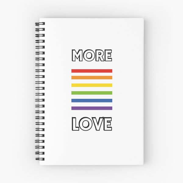 Item preview, More love - gay pride rainbow designed and sold by Inspirationmotivation.