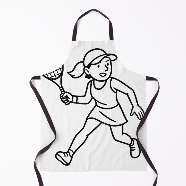 Item preview, Iga Świątek Tennis Cartoon in Action designed and sold by mahones.