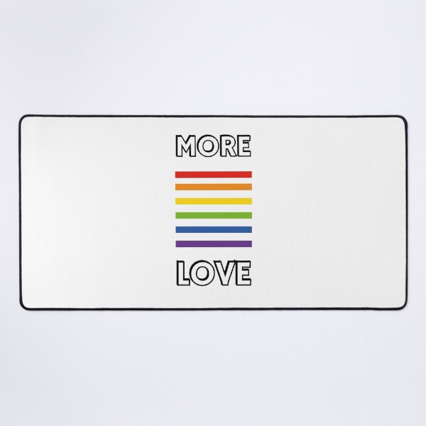 Item preview, More love - gay pride rainbow designed and sold by Inspirationmotivation.