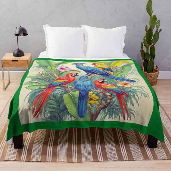 Item preview, Tropical Birds Botanical Illustration designed and sold by Marymarice.