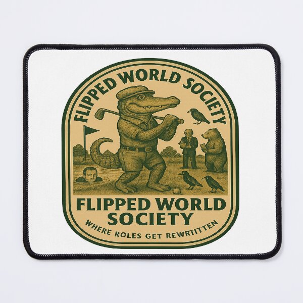 Item preview, "Flipped World Society – Official Brand Logo" designed and sold by Flipped World Society.