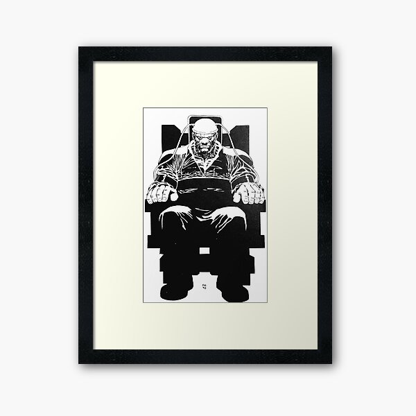 Sin City Marv End of the Line reworked Framed Art Print