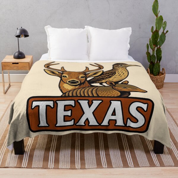 Item preview, Texas Wildlife Trio - Armadillo, Roadrunner & Jackrabbit designed and sold by Myra365Art.
