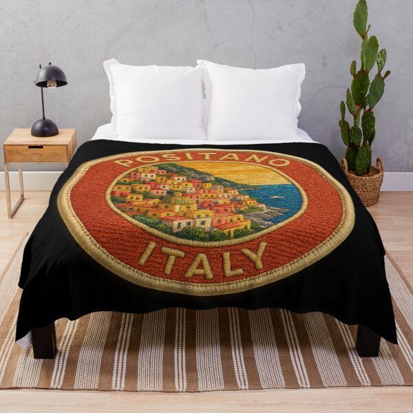 Item preview, Positano Panorama – Embroidered Escape Edition designed and sold by Girih.