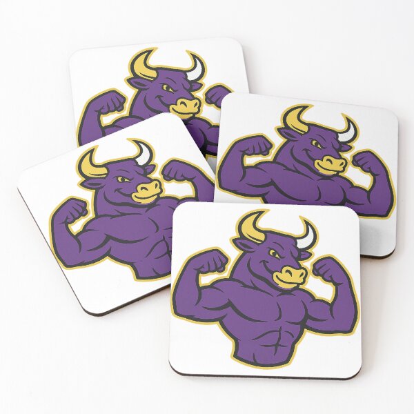 Item preview, Flexing Bull in Lakers Colors designed and sold by mahones.