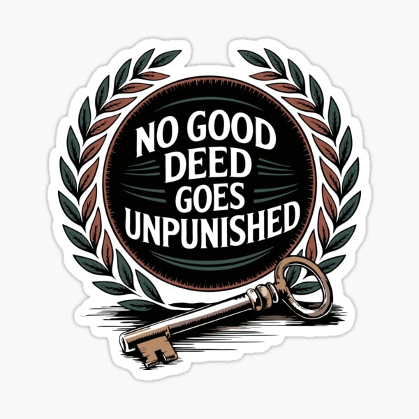 Item preview, No Good Deed Goes Unpunished designed and sold by NoGoodDeeds.