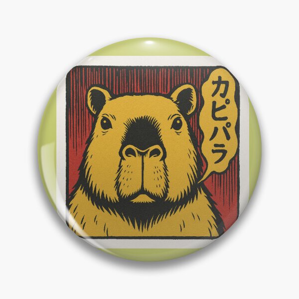Item preview, カピバラ Pop Art – Bold Capybara Expression designed and sold by Capybarastore_77.