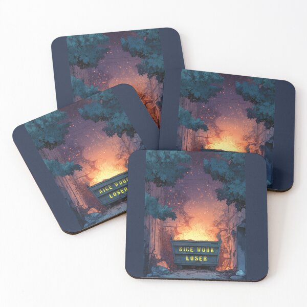 Item preview, EFF YOU CARDS - NICE WORK LOSER --  ART PRINT/GREETING CARD designed and sold by The Great Land of Snark!.