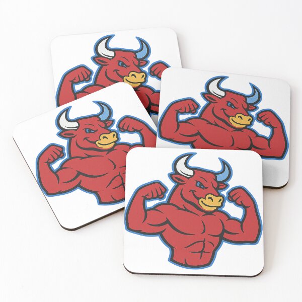 Item preview, Flexing Bull in Clippers Colors designed and sold by mahones.