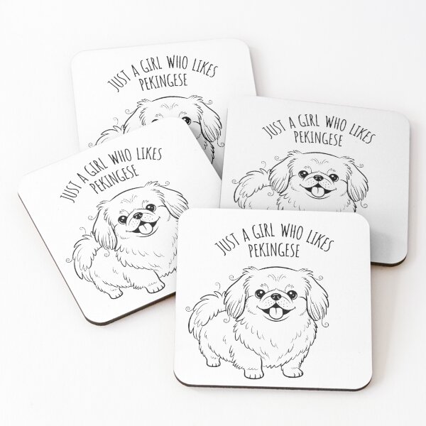 Item preview, Just a Girl Who Likes Pekingese - Cute Dog Cartoon designed and sold by Joyful-Park.